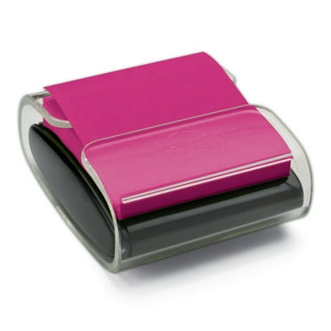 Post-it Pop-up Notes Dispenser, 3" x 3", Black Base Clear Top
