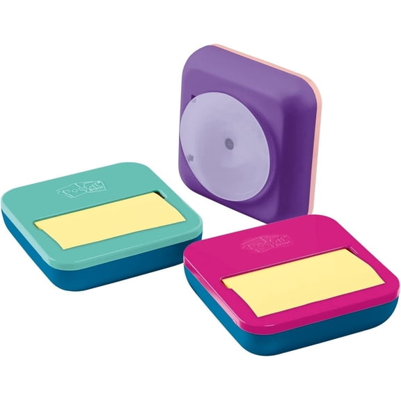 Post-it Pop-up Notes Dispenser for 3" x 3" Notes, Assorted Colors