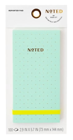 Post-it® Reporter Pad Note NTD10-RP-1, 2.9 in x 5.7 in, 100 sheet (Case of 24) SKU 7100341338