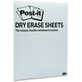 thumbnail image 1 of Post-it Self-Stick Dry Erase Sheets, 11 in x 15.37 in, White, 15 / Pack (Quantity), 1 of 4