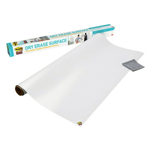 Post-it Self-Stick Dry Erase Surface Film, 6 x 4-Ft, 24 Sq. Ft