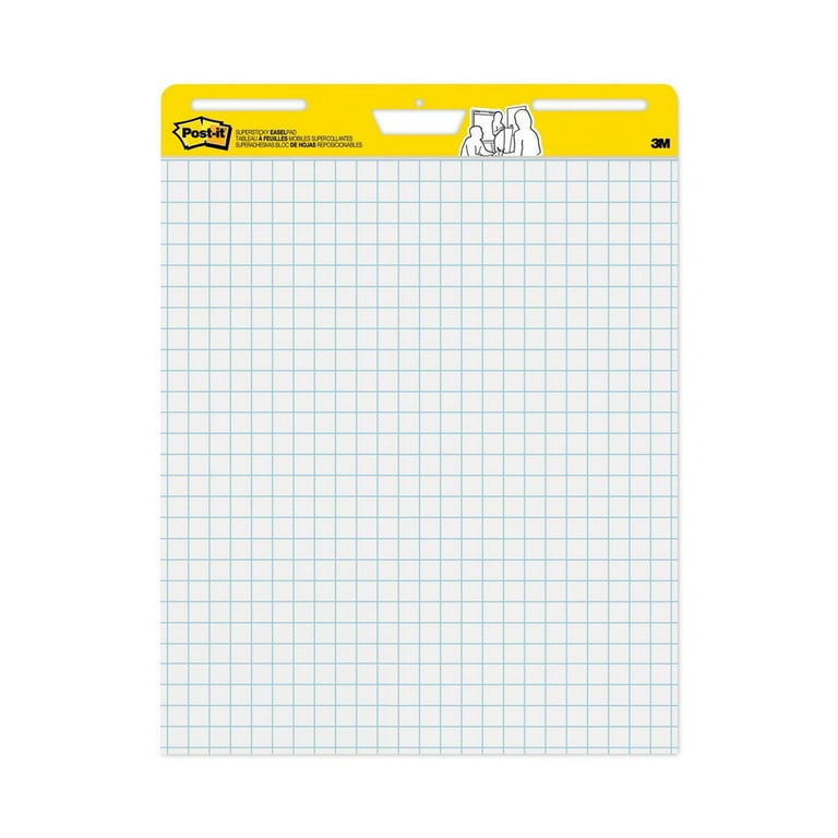 Post-it Self-Stick Easel Pads 25 x 30 White 30 Sheets 2/Carton
