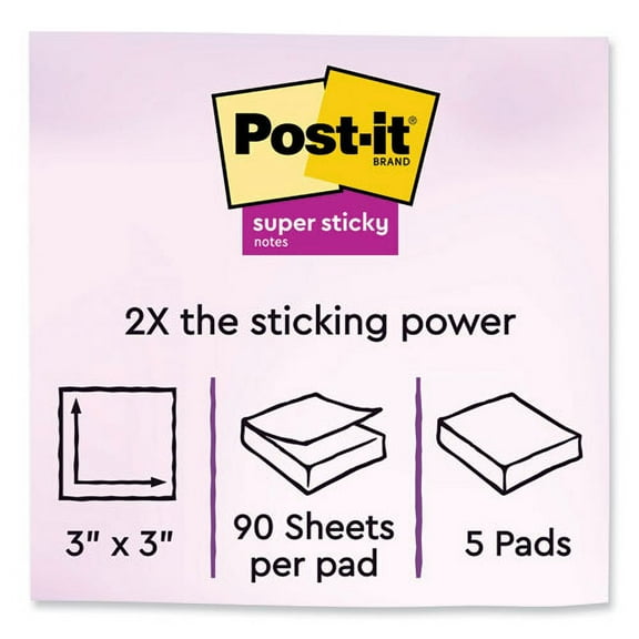 Post-it Self-Stick Notes, 3" x 3\
