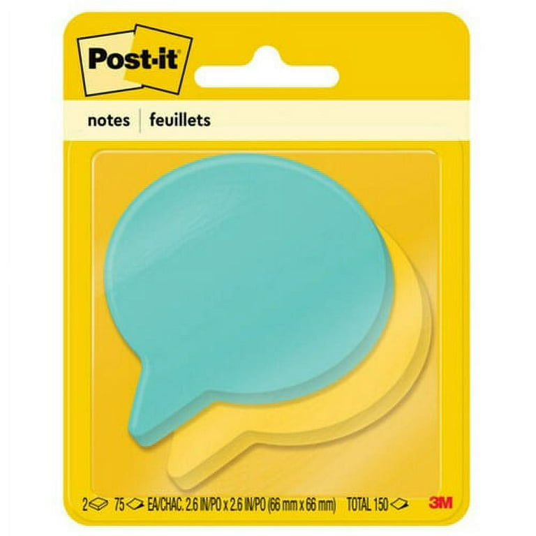 Post-it Die-Cut Notes - 150 x Assorted - 3 Post-it Die-Cut Notes - 150 x Assorted - 3