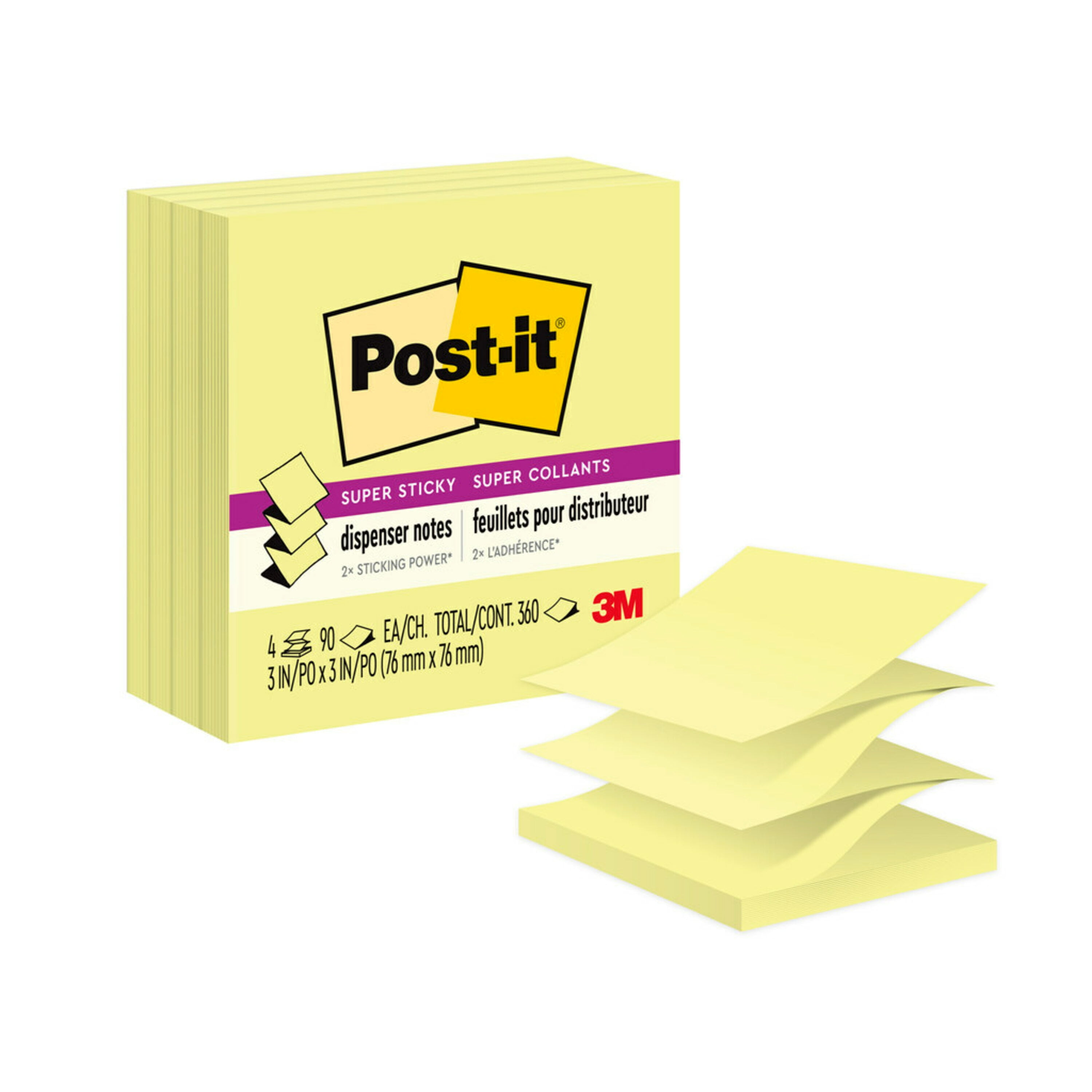 Post-it Transparent Notes, Clear, 2.8 in. x 2 .8 in., 36 Sheets, 1 Pad 