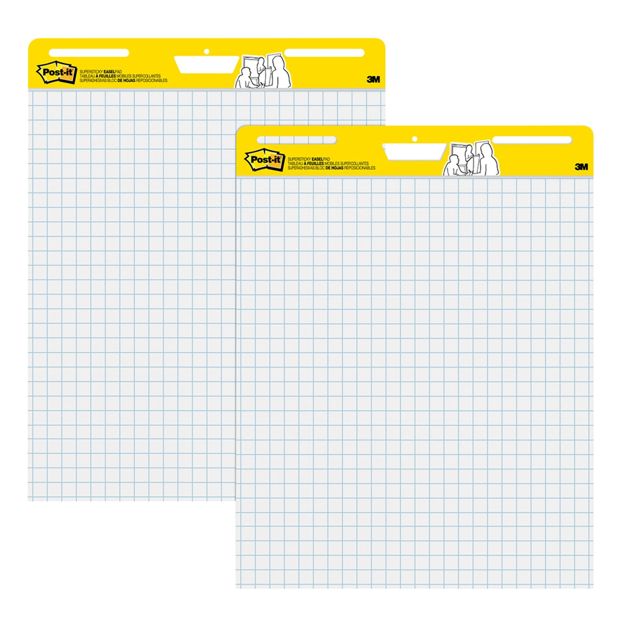 Post-it Super Sticky Easel Pad 25 x 30 White 3 Pads/Pack (559 VAD20 3PK)