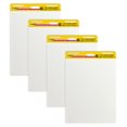 Postit Super Sticky Easel Pads, 25 in. x 30 in., White, 4 Pads