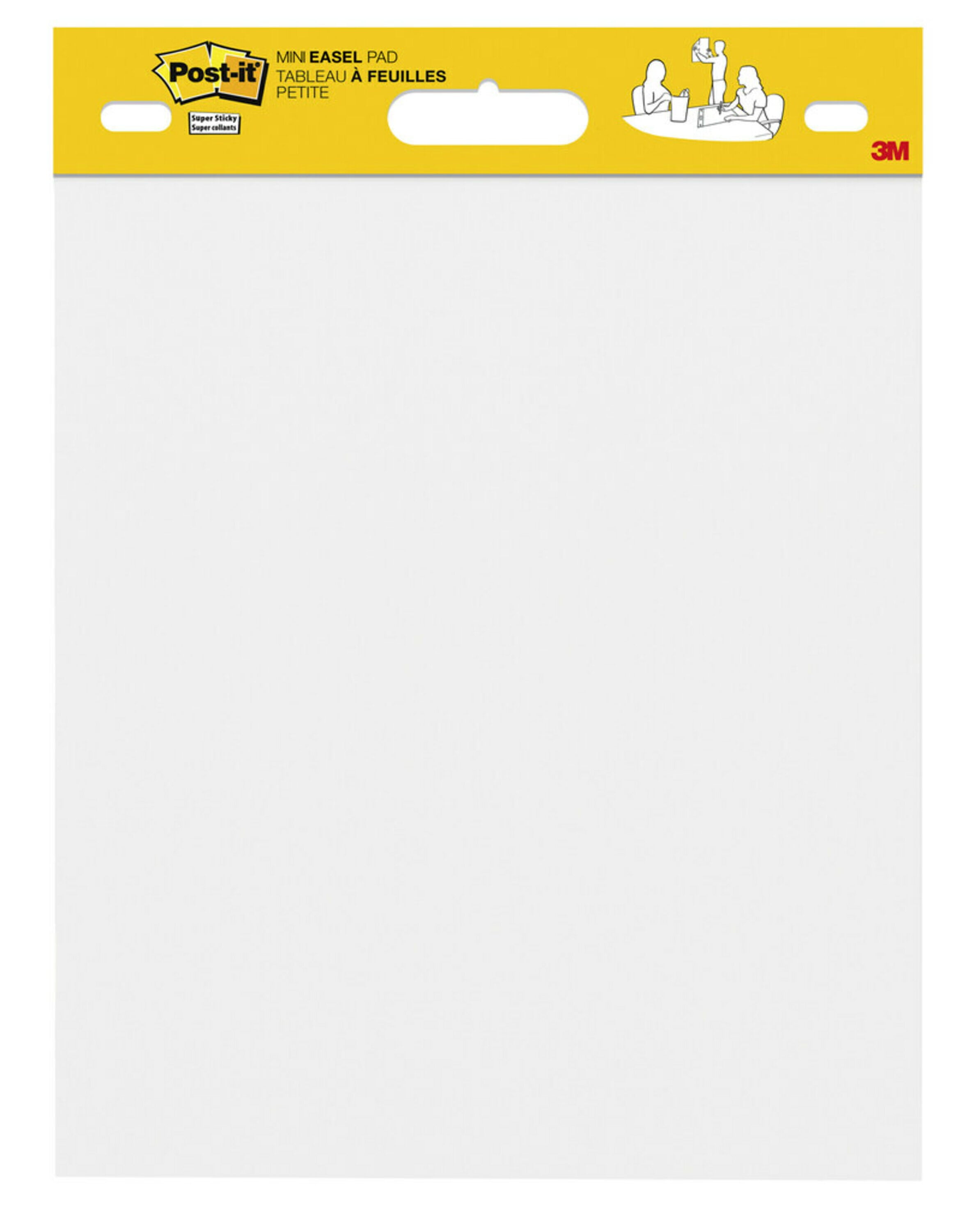 Post-it Self Stick Easel Pads, 15 x 18, White, 20 Sheets/Pad, 2 Pads/Pack