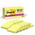 thumbnail image 1 of Post-it Super Sticky Notes, 2" x 2", Canary Yellow, 10 Pads/Pack, 1 of 10
