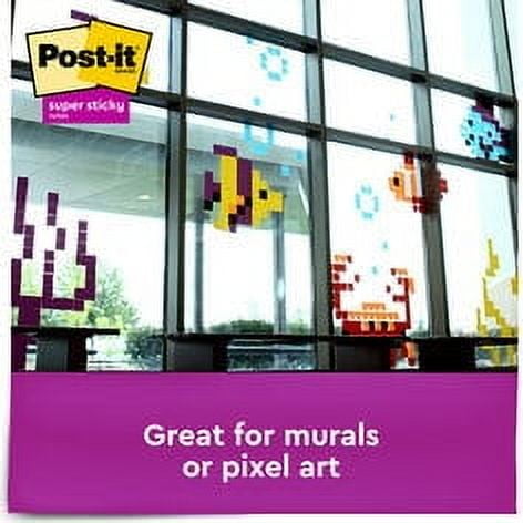 Post-it Super Sticky Notes, 3 in. x 3 in., Pink Salt, 5 Pads/Pack, 90 Sheets/Pad