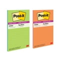 thumbnail image 1 of Post-it Super Sticky Notes, 5 in x 8 in, Energy Boost, Lined, 2 Pads, 1 of 11