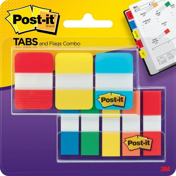 Post-it; Super Sticky Notes Classroom Value Pack - Multicolor - Sticky, Adhesive - 136 / Pack