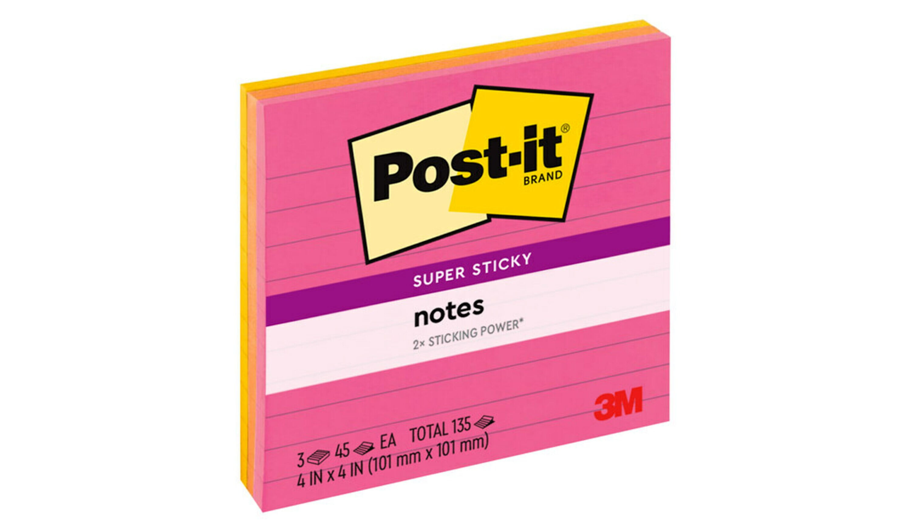 Marketing Adhesive Sticky Note Pads (25 Sheets, 3 x 3)