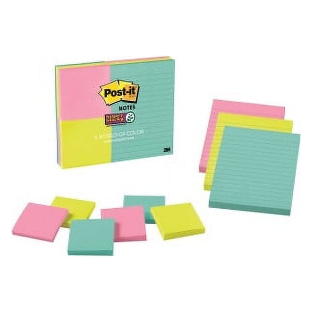 Post-it Super Sticky Notes - Miami Color Collection 3