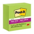 thumbnail image 1 of Post-it Super Sticky Notes, Sin.gle Color Packs Collection, 3 in. x 3 in., 90 Sheets, 5 Pads, 1 of 15
