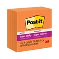 thumbnail image 1 of Post-it Super Sticky Notes, Sin.gle Color Packs Collection, 3 in. x 3 in., 90 Sheets, 5 Pads, 1 of 17