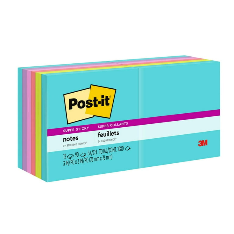 Post-it Super Sticky Notes | Energetic | 38x51 mm