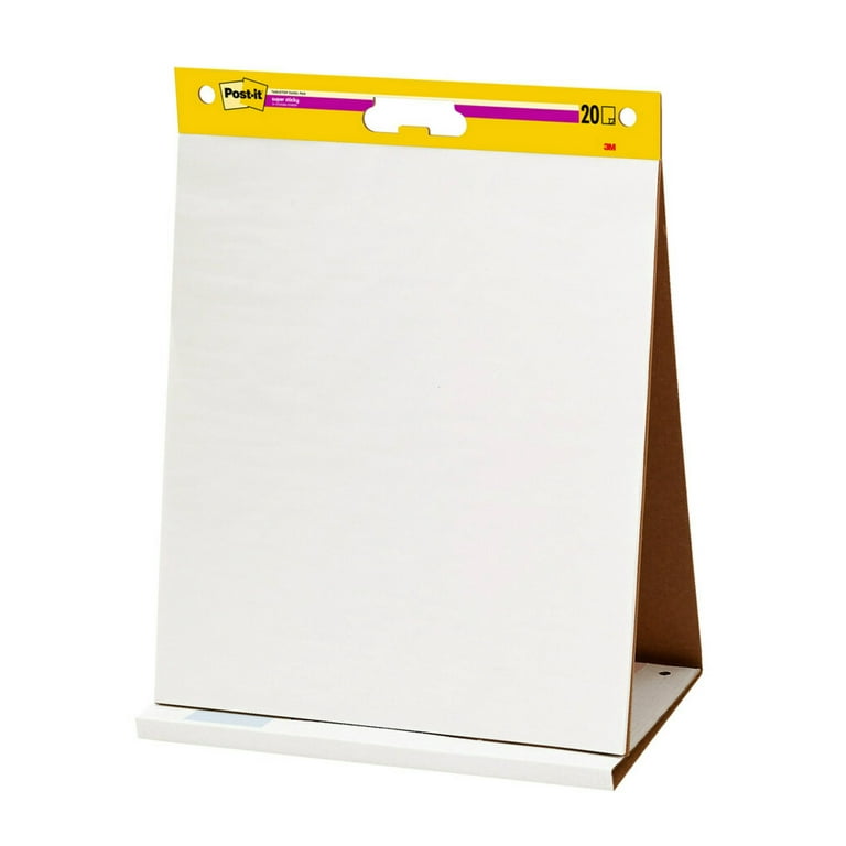 Post-it® Super Sticky Tabletop Easel Pads, Primary Ruled, 20 x 23