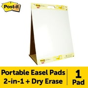 Post-it Tabletop Easel with Dry Erase Surface, 20 in. x 23 in., 1 Pad