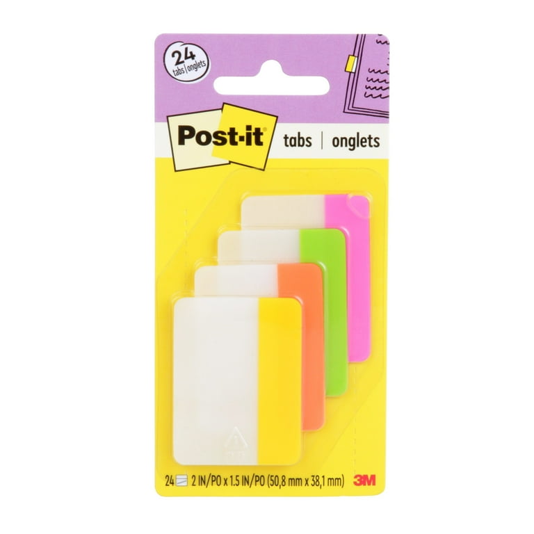 Angled Color Bar Tabs, 1/5-Cut, White, 2 Angled Color Bar Tabs, 1/5-Cut, White, 2