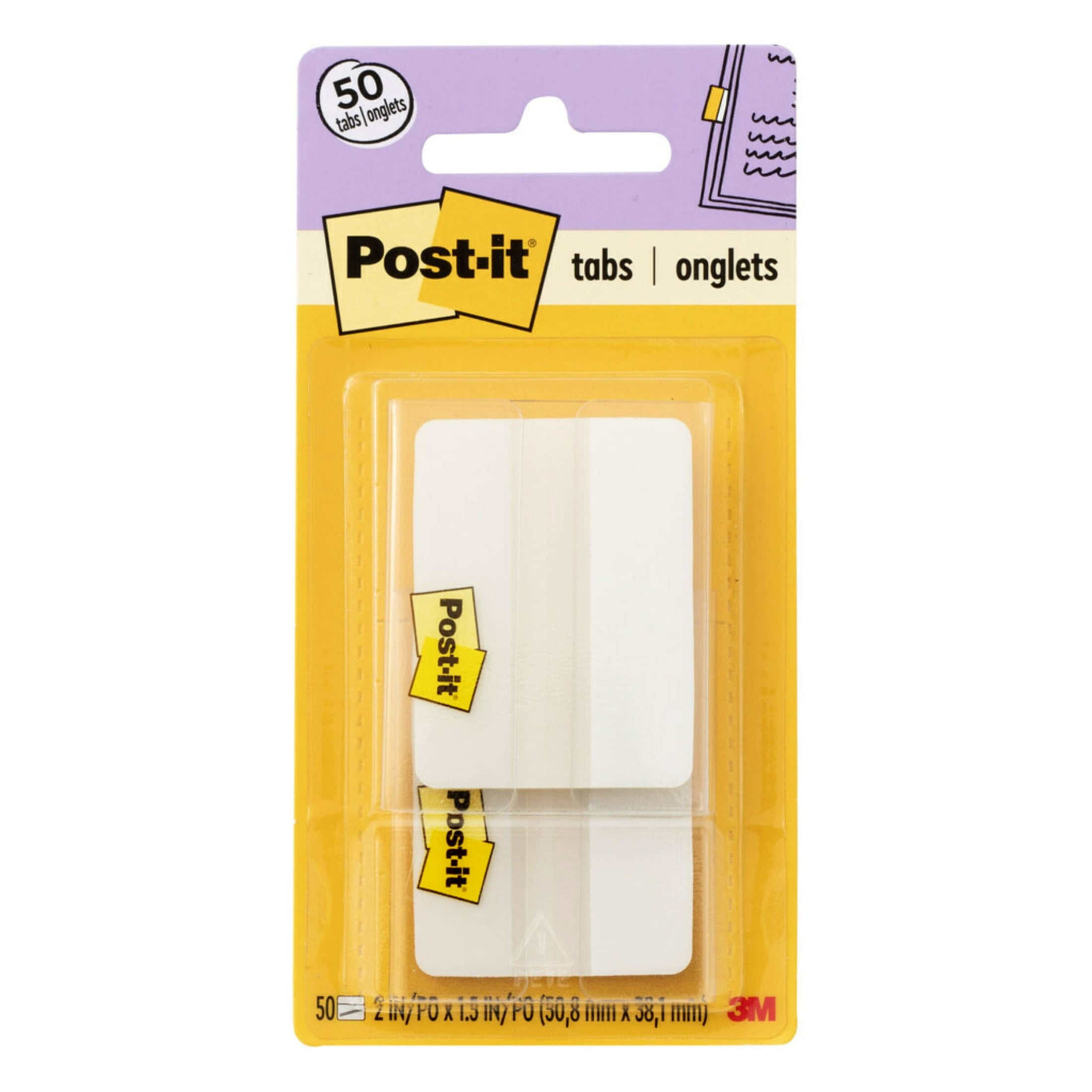 White Self-Adhesive Repositionable File Tabs with Dispenser