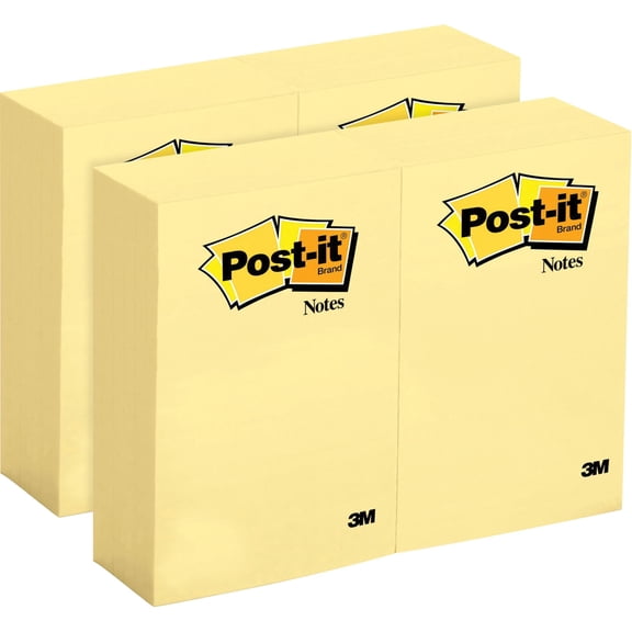 Post-it, MMM659YWBD, Notes Original Notepads, 24 / Bundle