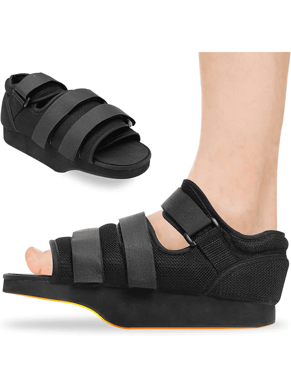 Post op Shoes for Broken Toe Surgery Forefoot Offloading Healing Boot Post Surgical Wedge Foot Splint for Surgery for Men and Women (Medium)