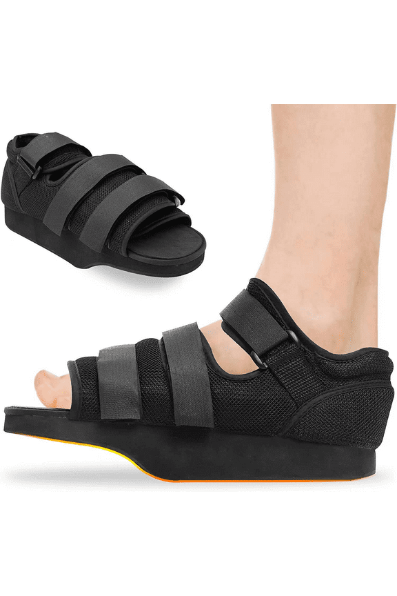 Post op Shoes for Broken Toe Surgery Forefoot Offloading Healing Boot Post Surgical Wedge Foot Splint for Surgery for Men and Women (Medium)