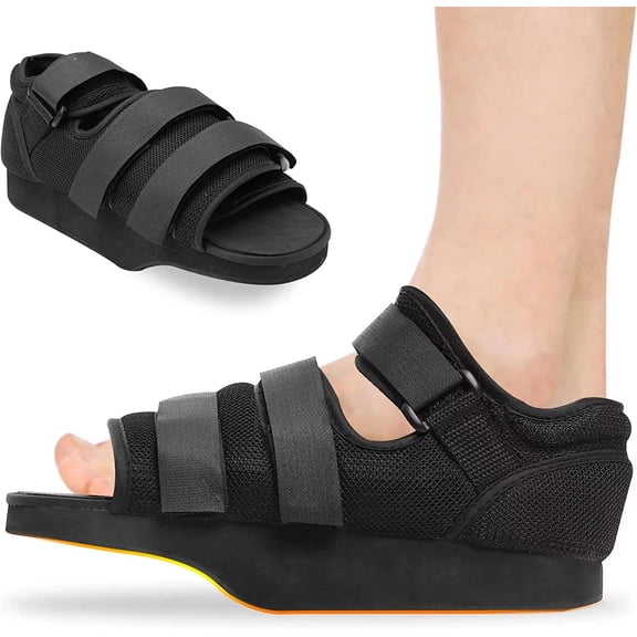 Post op Shoes for Broken Toe Surgery Forefoot Offloading Healing Boot Post Surgical Wedge Foot Splint for Surgery for Men and Women (XS)