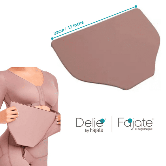 Post-surgical abdominal board for adhesion and healing with lycra and foam