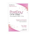 thumbnail image 1 of PostDay One-Step Levonorgestrel Tablet - Emergency Contraceptive to Reduce Risk of Pregnancy - Backup Birth Control - Female Contraceptive - Does Not Affect Existing Pregnancy - 1.5 mg - 1 Tablet, 1 of 7