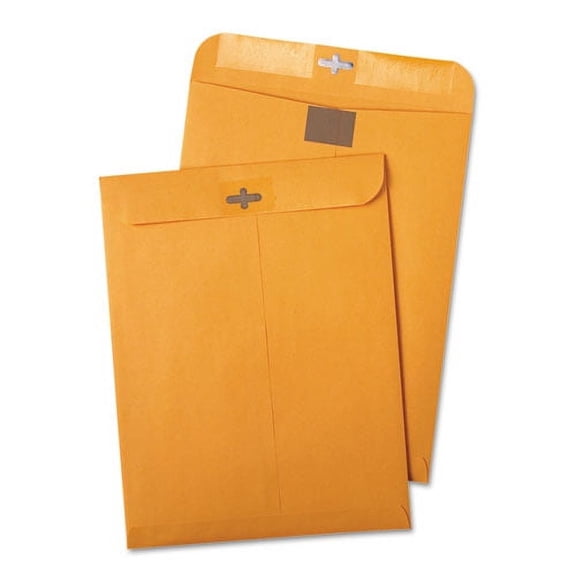 "Postage Saving Clearclasp Kraft Envelope, #97, Cheese Blade Flap, Clearclasp Closure, 10 X 13, Brown Kraft, 100/box | Bundle of 2 Boxes"