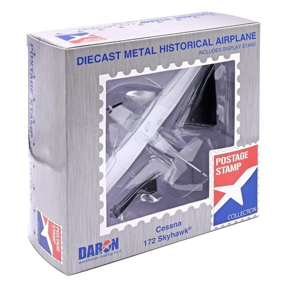 Postage Stamp Cessna 172 Skyhawk 1:87 Scale Model Plane