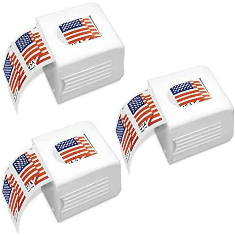 Postage Stamp Dispenser for Roll Coil of 100 Forever Stamps, holds 1 roll