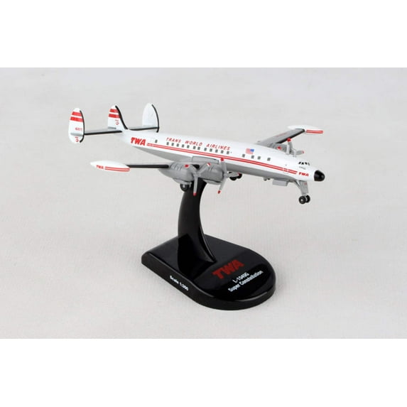 Daron PS5806-1 Postage Stamp 1/300 L-1049 Super Constellation TWA