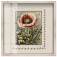 thumbnail image 1 of Postal Bloom I Shadowbox Print Cute Art Prints by Art Remedy, Blonde Frame, 30 x 30, 1 of 6