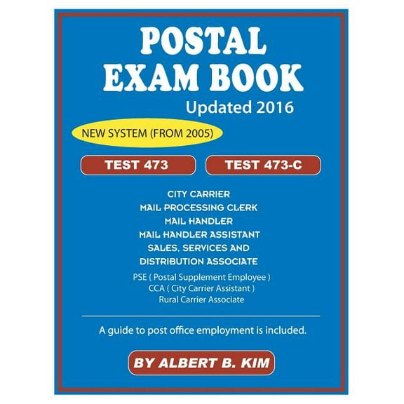 Postal Exam Book: For Test 473 and 473-C, (Paperback)