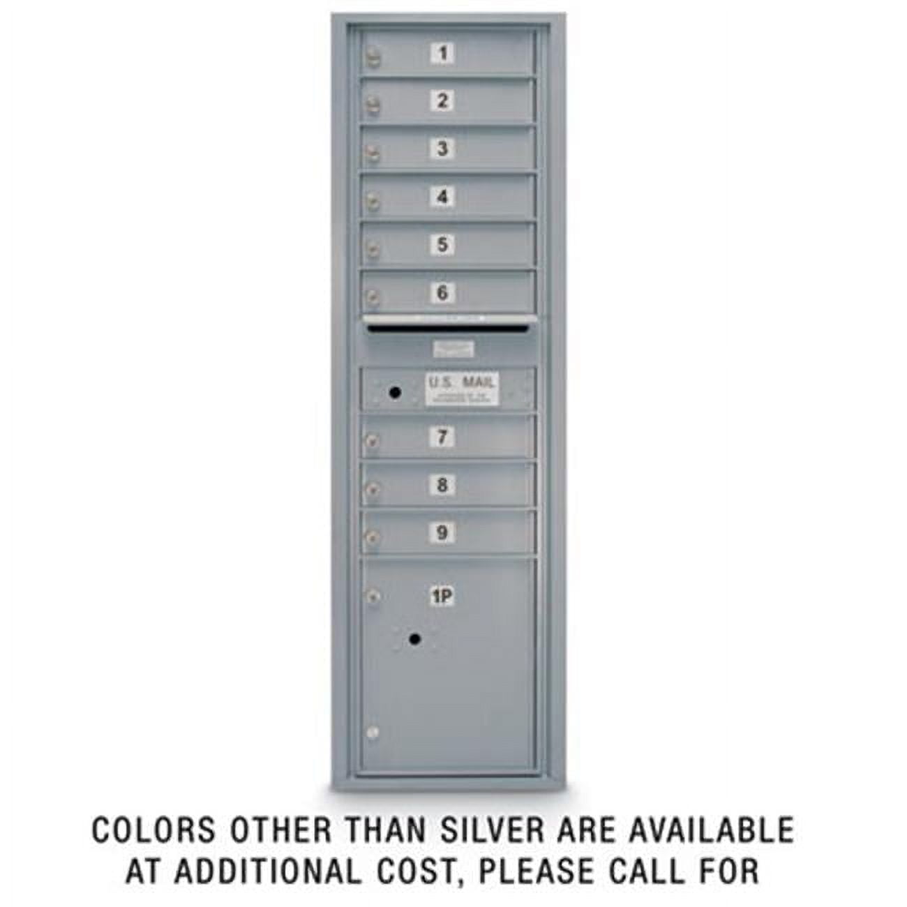 Postal Products Unlimited  9 Door Standard 4C Mailbox with 1 Parcel Door - Bronze