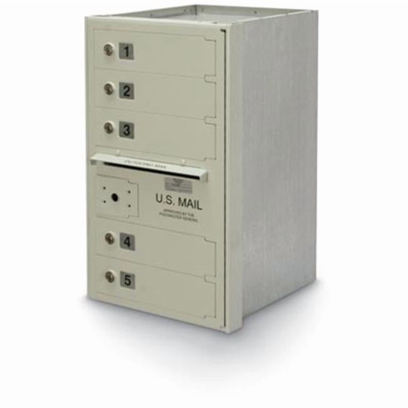 Postal Products Unlimited N1027862 5-Door Horizontal Mailbox 4C High Security, 130