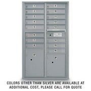 Postal Products Unlimited N1029410BRNZ 16 Door Standard 4C Mailbox with 2 Parcel Lockers - Bronze
