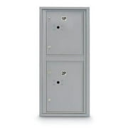 Postal Products Unlimited N1029444GLD Standard 4C Mailbox with 2 Parcel Lockers - Gold, 58