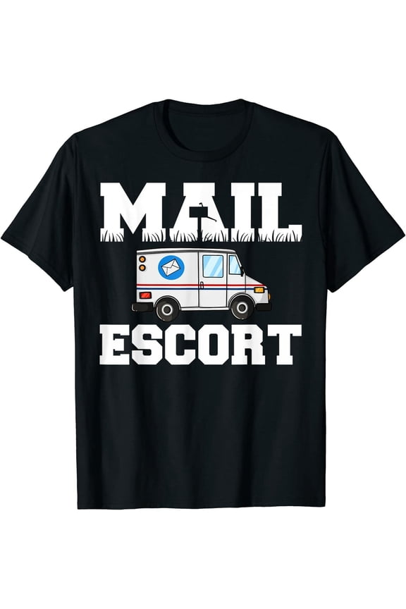 Postal Service Mailman US Postman Letter Route Delivery Uniform Envelope T-Shirt