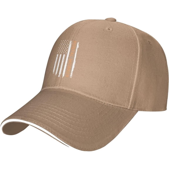 Postal Worker American Flag Baseball Hat Unisex Adjustable Classic Fashion Sandwich Baseball Cap Black
