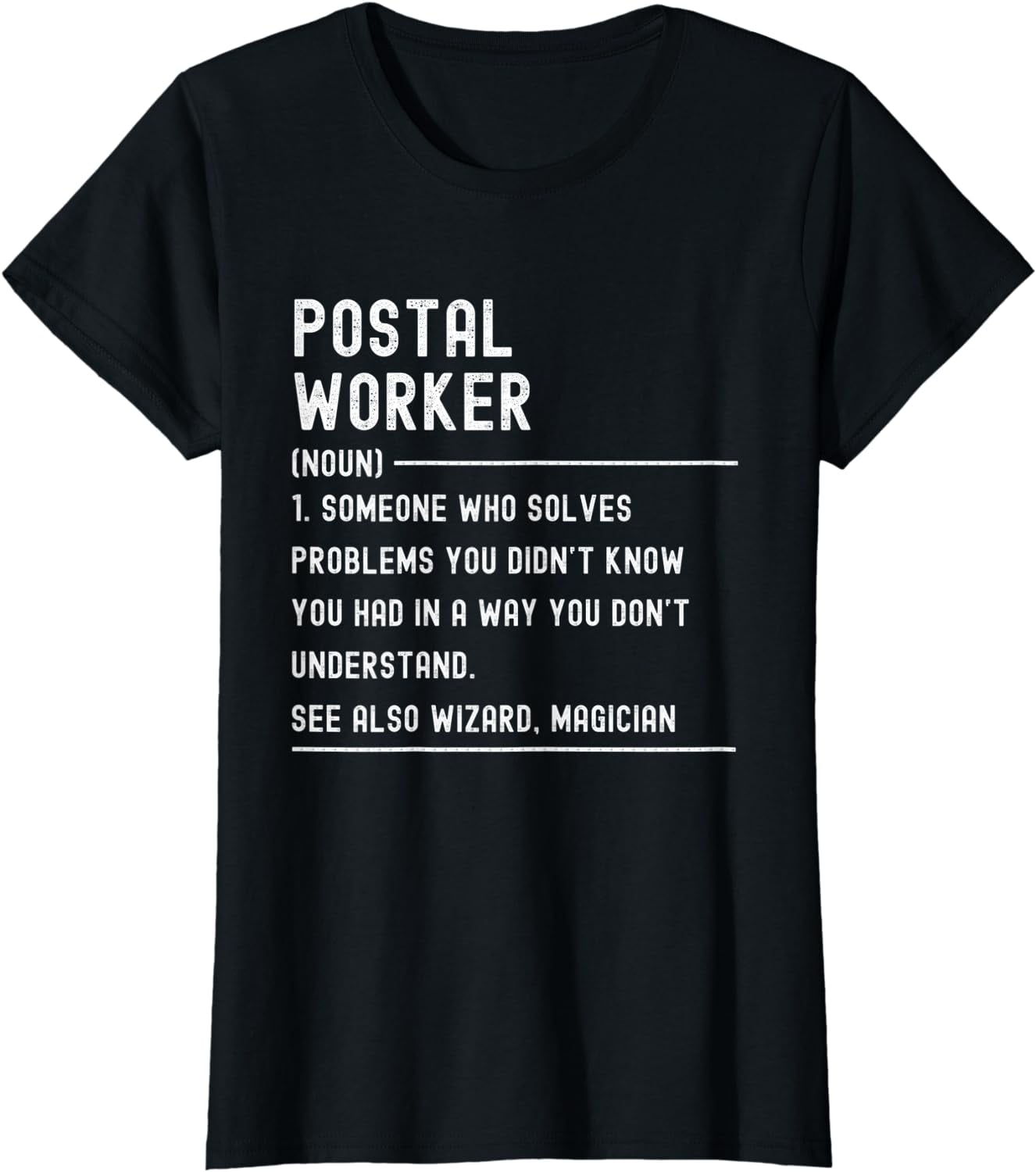 Postal Worker Definition Shirts Funny Job Title T-Shirt - Walmart.com