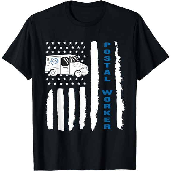 Postal Worker Funny For Delivery Mailman Postman USA T-Shirt