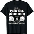 thumbnail image 1 of Postal Worker Mail Delivery Postman Scan Barcodes T-Shirt, 1 of 4