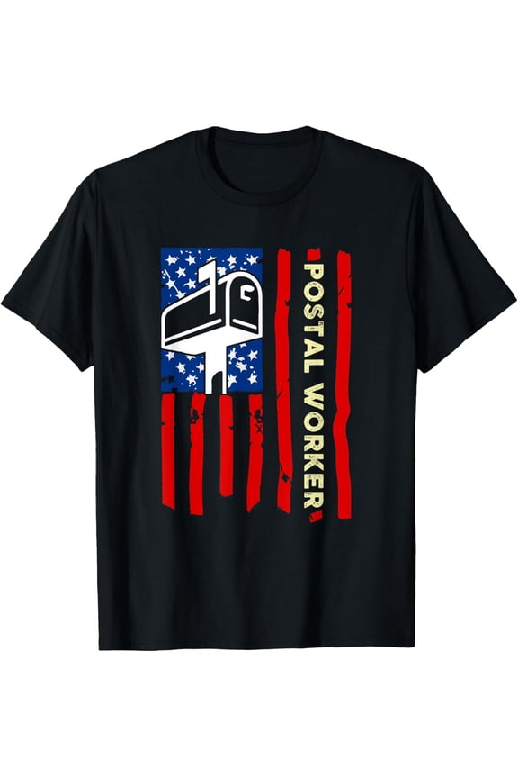 Patriotic US Post Mail Carrier T-Shirt