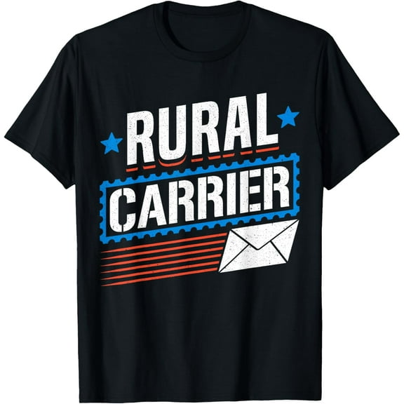 Postal Worker Rural Carrier Post Office World Post Day T-Shirt men and women can wear, black, white, gifts
