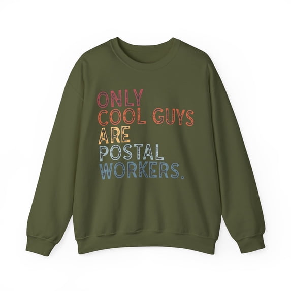 Postal Worker Sweatshirt Gifts Crew Neck Shirt Long Sleeve Unisex