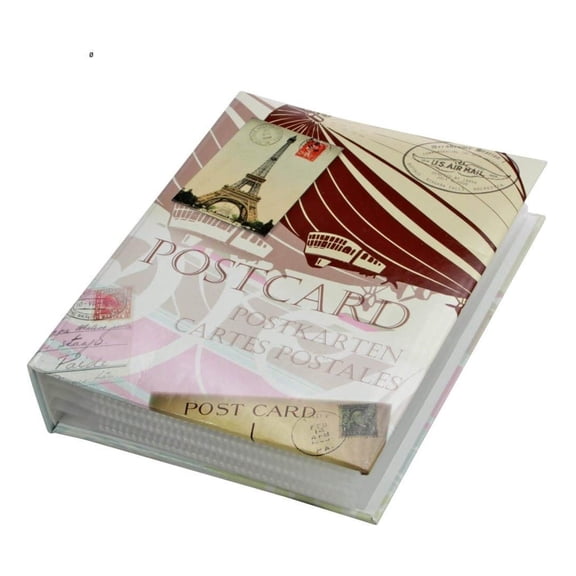 Postcard Album with 50 Transparent Pages